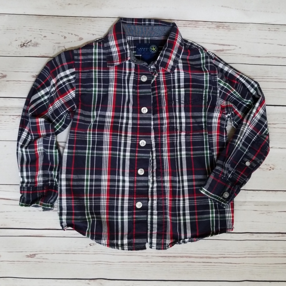 Boy's Plaid Button Down